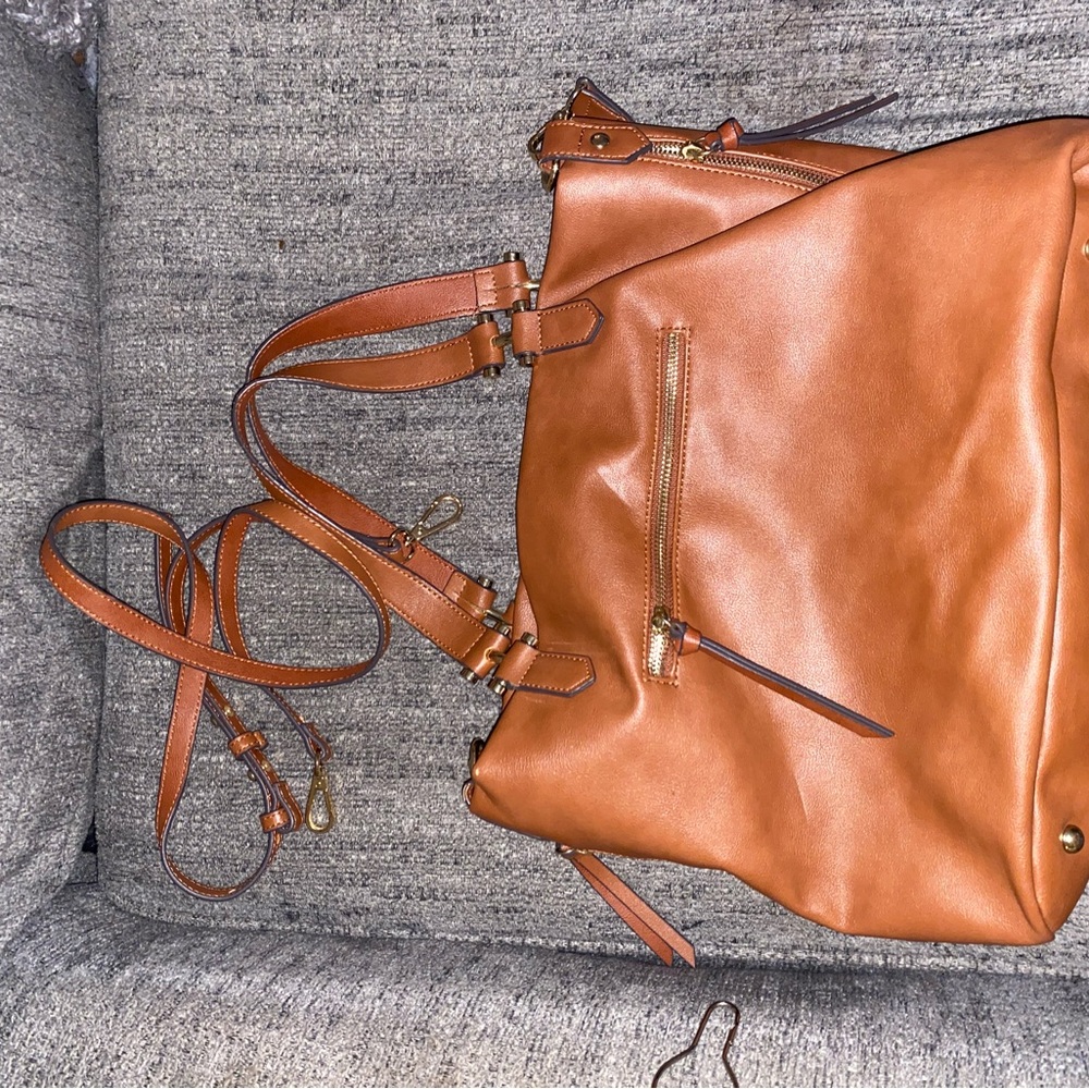 INC International Concepts Brown Tote Bag - Picture 8 of 9